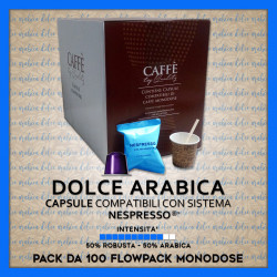 Dolce Arabica Compatibili Nespresso* 100 Capsule