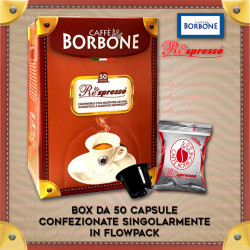 Borbone REspresso Miscela Rossa Compatibili Nespresso* 50 Caps