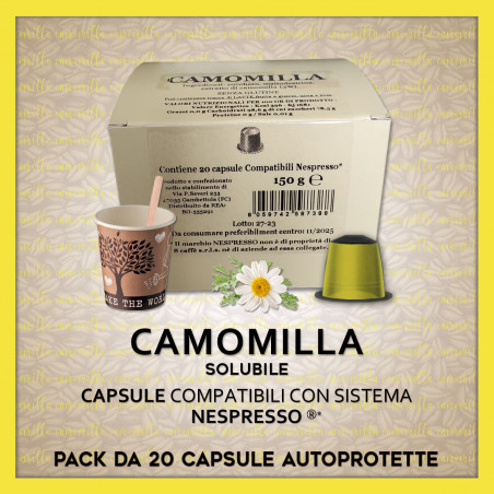 Camomilla Compatibili Nespresso* 20 Caps