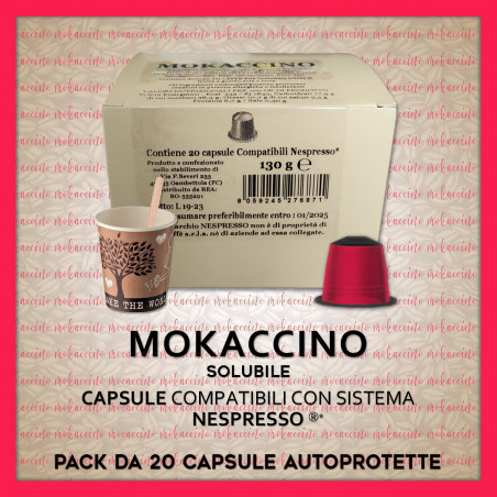 Mokaccino Compatibili Nespresso* 20 Caps