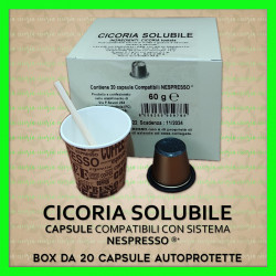 Caffè alla Cicoria Solubile Compatibili Nespresso* 20 Caps