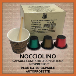 Nocciolino Solubile Compatibili Nespresso* 20 Caps