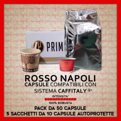 Rosso Napoli Compatibili Caffitaly* 50 Caps