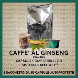 Ginseng Solubile Compatibili Caffitaly* 10 Caps