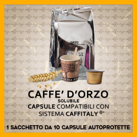 Orzo Solubile Compatibili Caffitaly* 10 Caps