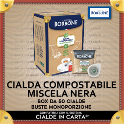 Borbone Miscela Nera Cialde ESE 44mm 50 Cialde