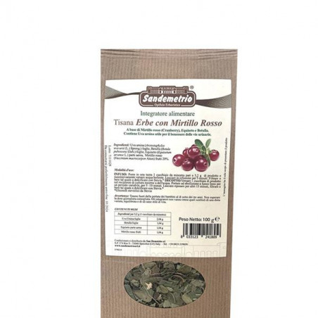 PREMISCELATA ERBE CON MIRTILLO ROSSO 1 SACCHETTO DA 100 G