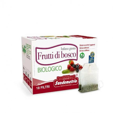 FRUTTI DI BOSCO Infuso Biologico Sandemetrio – 18 Filtri