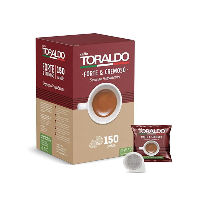 150 CIALDE CAFFE TORALDO MISCELA FORTE E CREMOSO