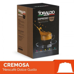 100 (5x20) CAPSULE DOLCE GUSTO MISCELA CREMOSA CAFFE' TORALDO