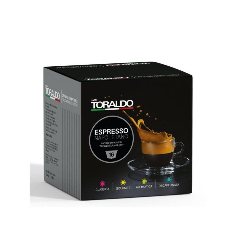 100 CAPSULE DOLCE GUSTO MISCELA GOURMET CAFFE' TORALDO