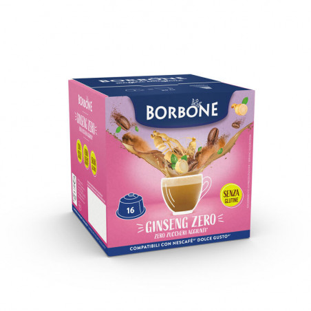 16 Capsule Borbone GINSENG ZERO Dolce Gusto