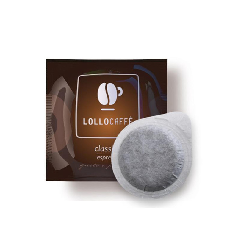 LOLLO CAFFE'  CIALDE CAFFE' MISCELA CLASSICA COMPATIBILI FILTRO CARTA ESE 44 MM monodose,