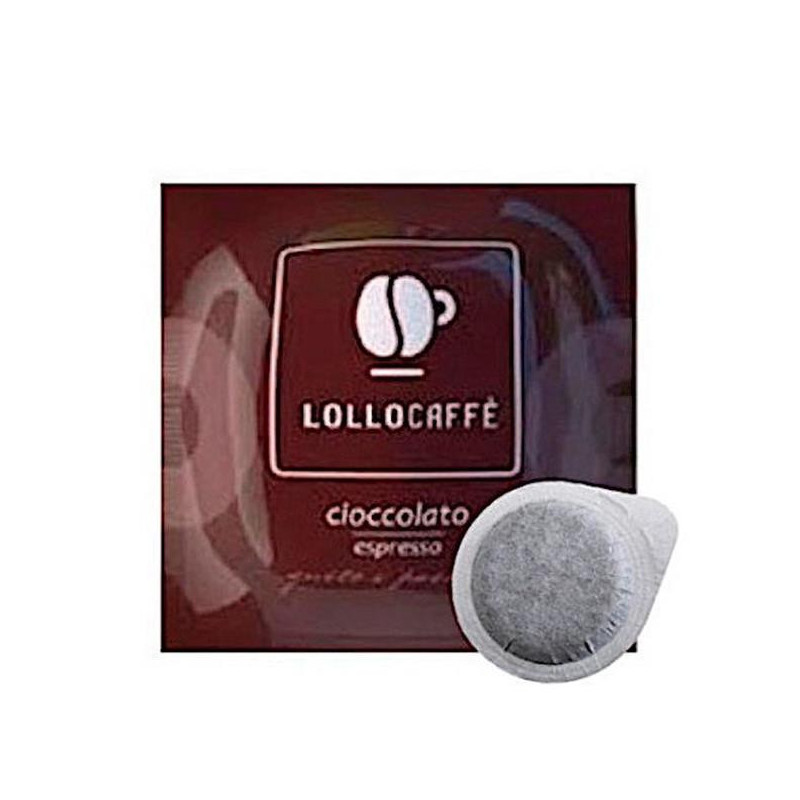 30 CIALDE CAFFE' AROMATIZZATO CIOCCOLATO COMPATIBILI FILTRO CARTA ESE 44 MM