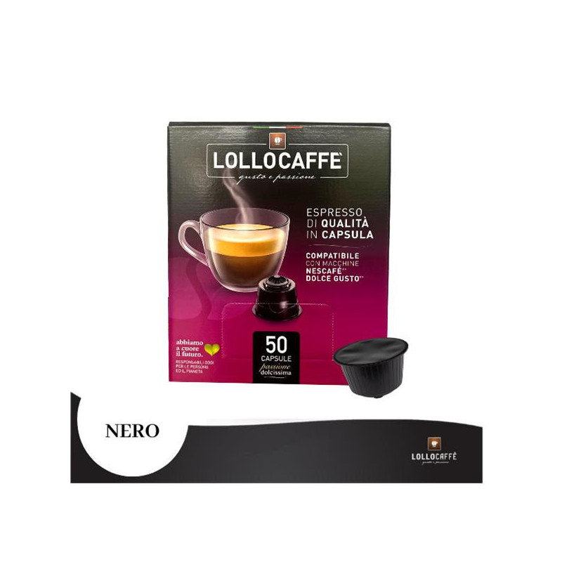 CAPSULA DOLCE GUSTO MISCELA NERA 50PZ