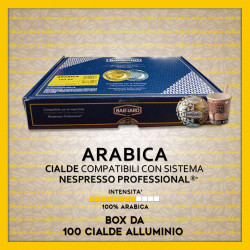 Arabica Compatibili Nespresso Professional* 100 Cialde Alluminio