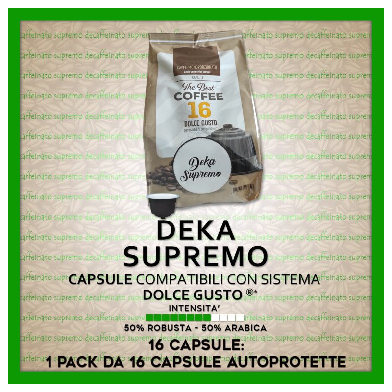 Deka Supremo Compatibili Dolce Gusto* 16 Caps