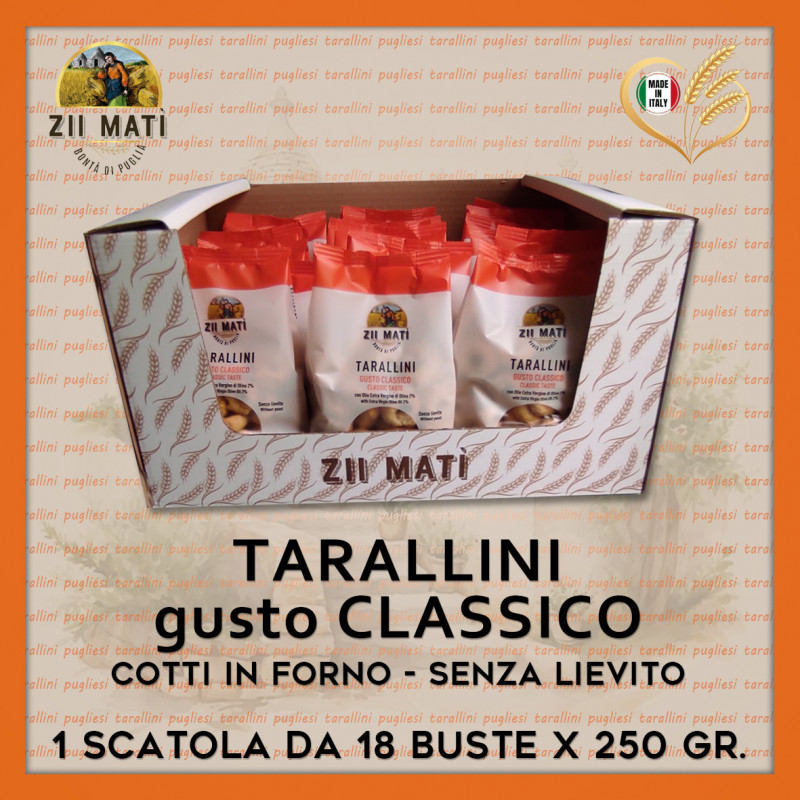 TARALLINI gusto CLASSICO-18 pz. x gr.250