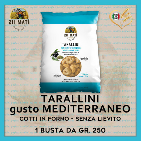 TARALLINI gusto MEDITERRANEO-gr. 250