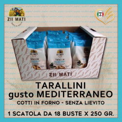 TARALLINI gusto MEDITERRANEO-18 pz. x gr. 250