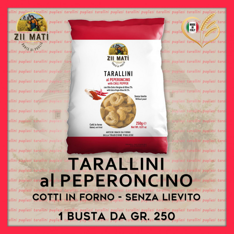 TARALLINI al PEPERONCINO-gr. 250