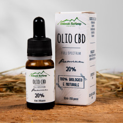 Olio CBD 20% con olio MCT