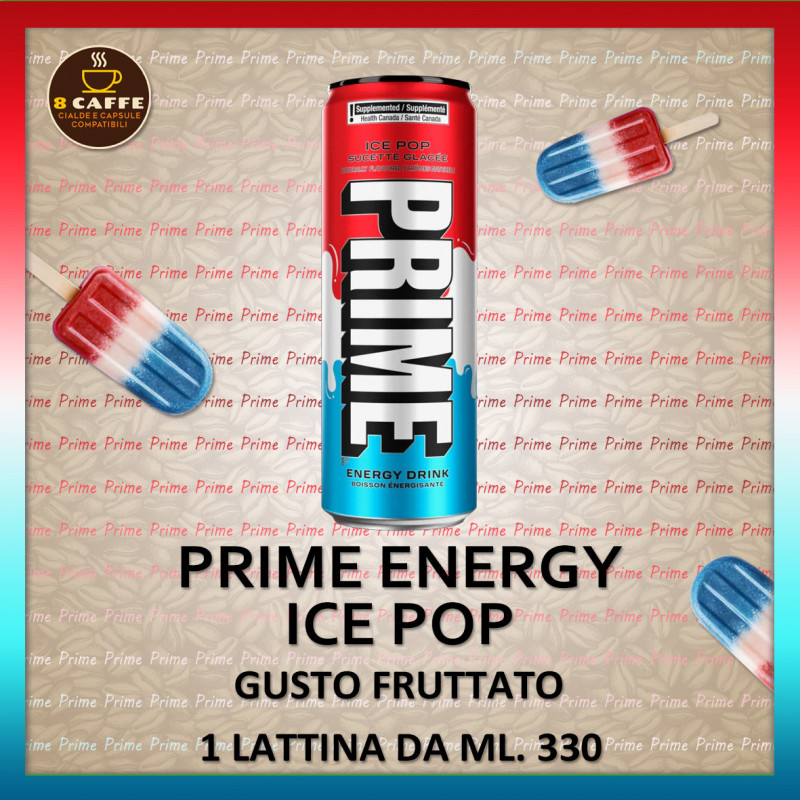 Prime Energy Ice Pop Gusto Fruttato – 1 Lattina x ml. 330