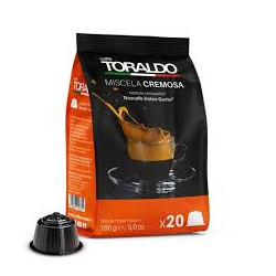 20 CAPSULE DOLCE GUSTO MISCELA CREMOSA CAFFE' TORALDO