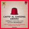 CAFFE’ AL GINSENG AMARO Solubile Compatibili Nespresso*: 20 Capsule autoprotette