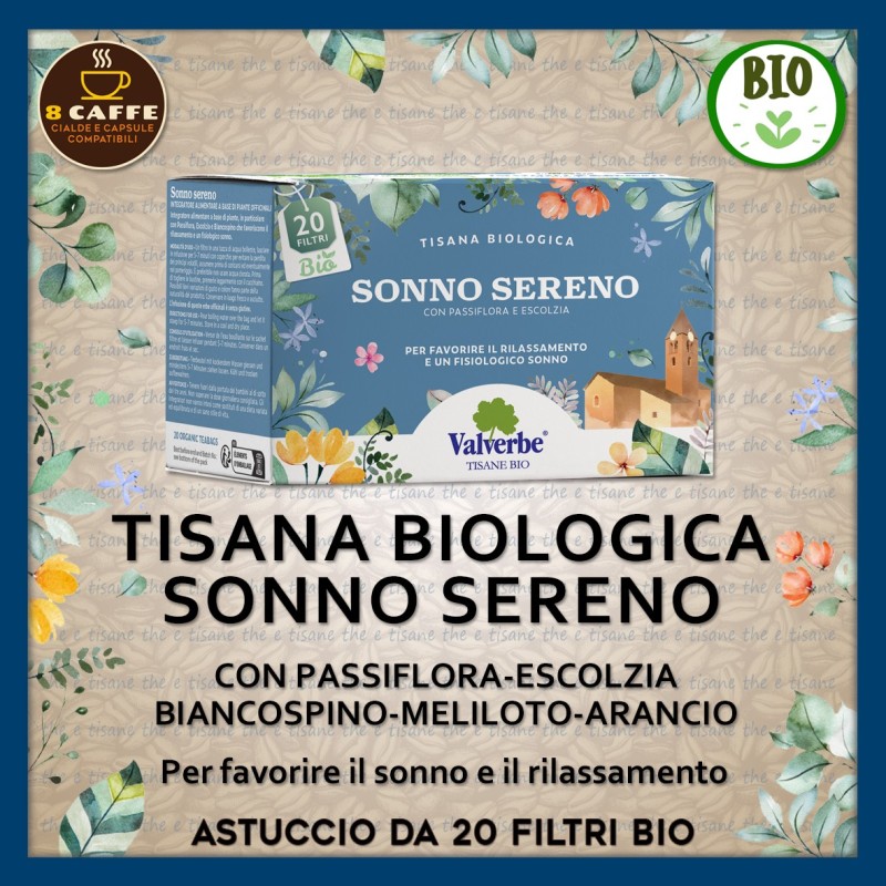 TISANA Bio “SONNO SERENO”: 20 filtri