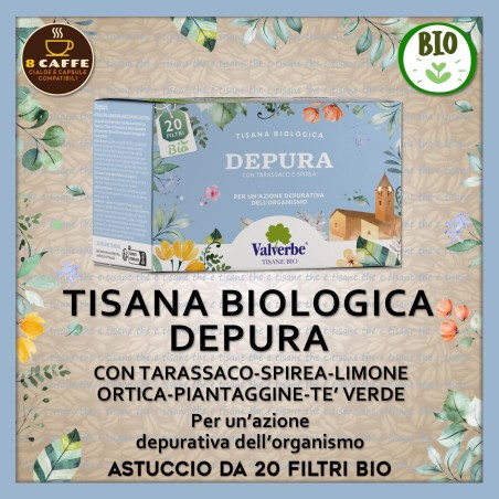 TISANA Bio “DEPURA”: 20 filtri