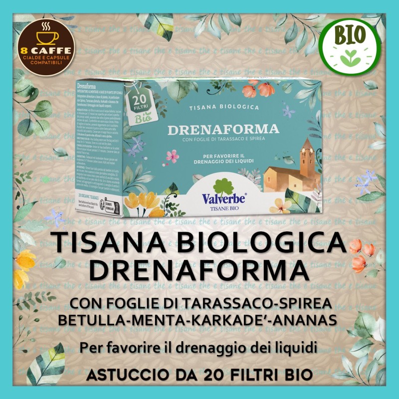 TISANA Bio “DRENAFORMA”: 20 filtri
