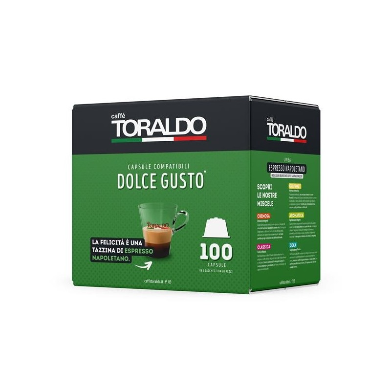 CAPSULE DOLCE GUSTO MISCELA DEK CAFFE' TORALDO
