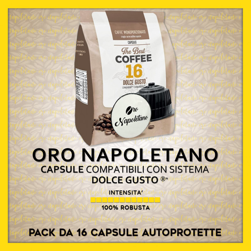 Oro Napoletano Compatibili Dolce Gusto* 16 Caps