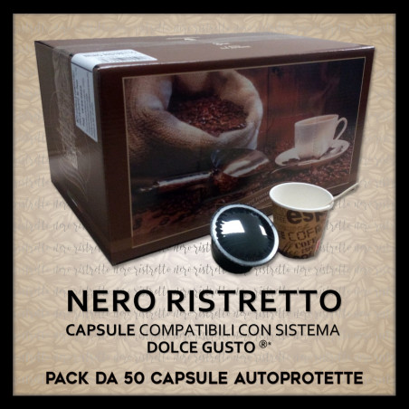 Nero Ristretto Compatibili Dolce Gusto* 50 Caps