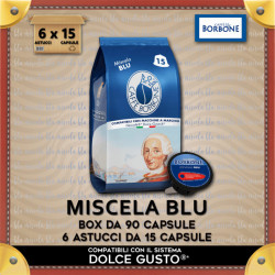 Borbone Miscela Blu Compatibili Dolce Gusto* 90 Caps