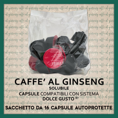 Ginseng Solubile Compatibili Dolce Gusto* 16 Caps