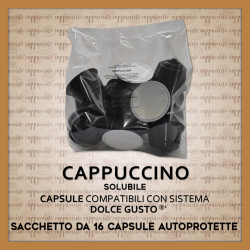 Cappuccino Solubile Compatibili Dolce Gusto* 16 Caps