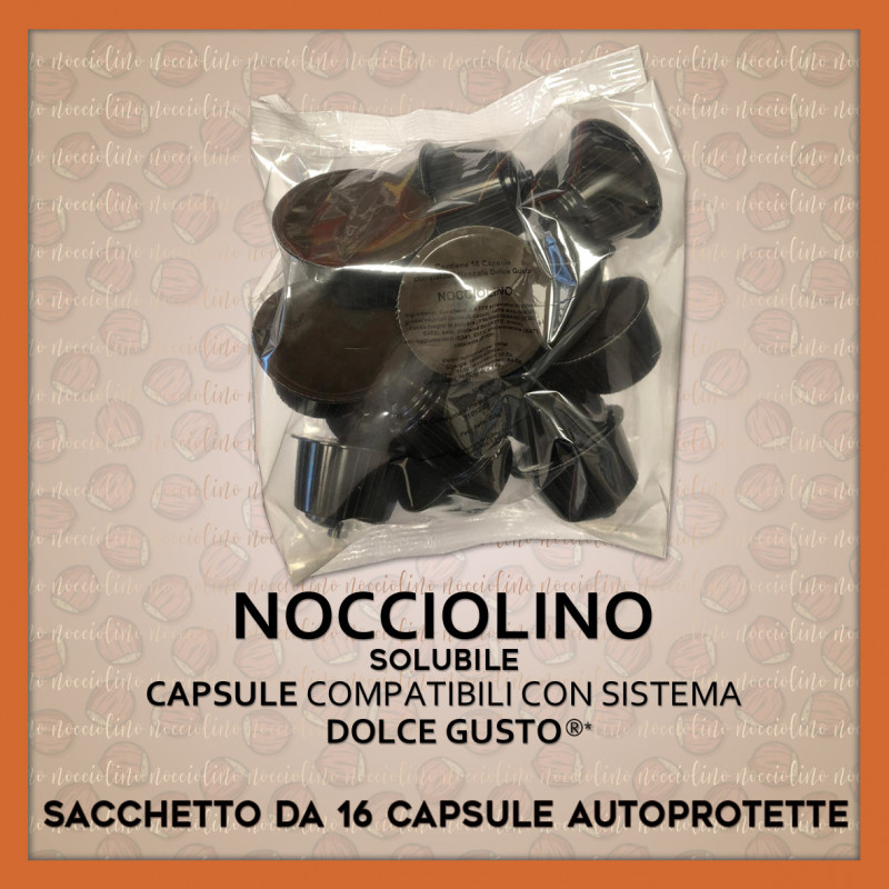 Nocciolino Solubile Compatibili Dolce Gusto* 16 Caps